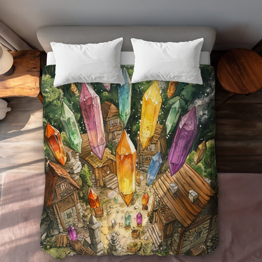 D'en haut - Housse de couette 88"x88"