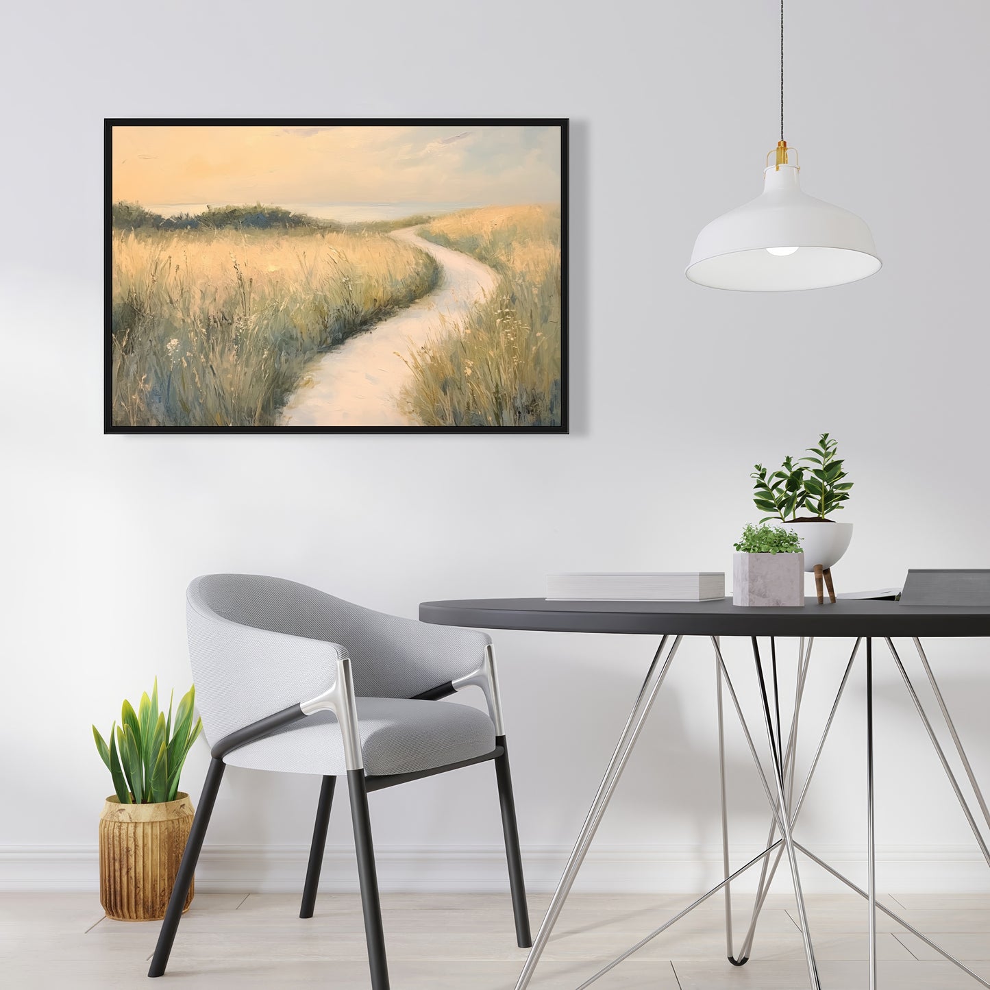 Soft breeze - 24"x24" Framed canvas