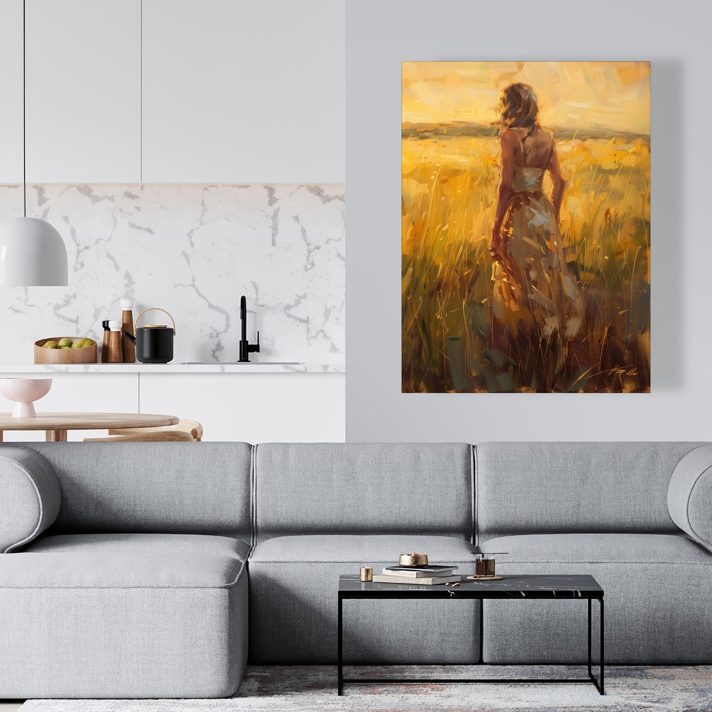 Exploring - 32"x32" Canvas