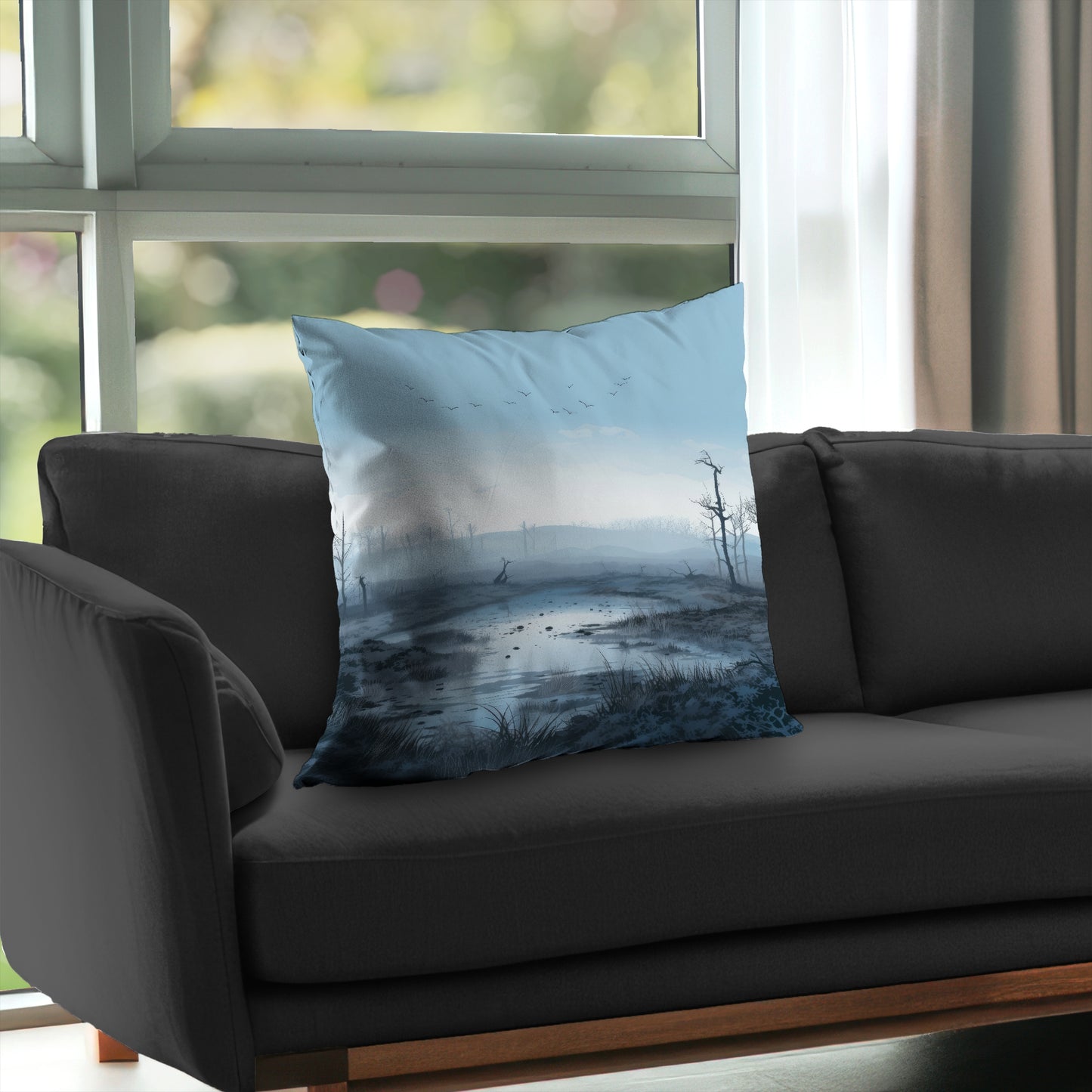 Swampy lands - Throw Pillow