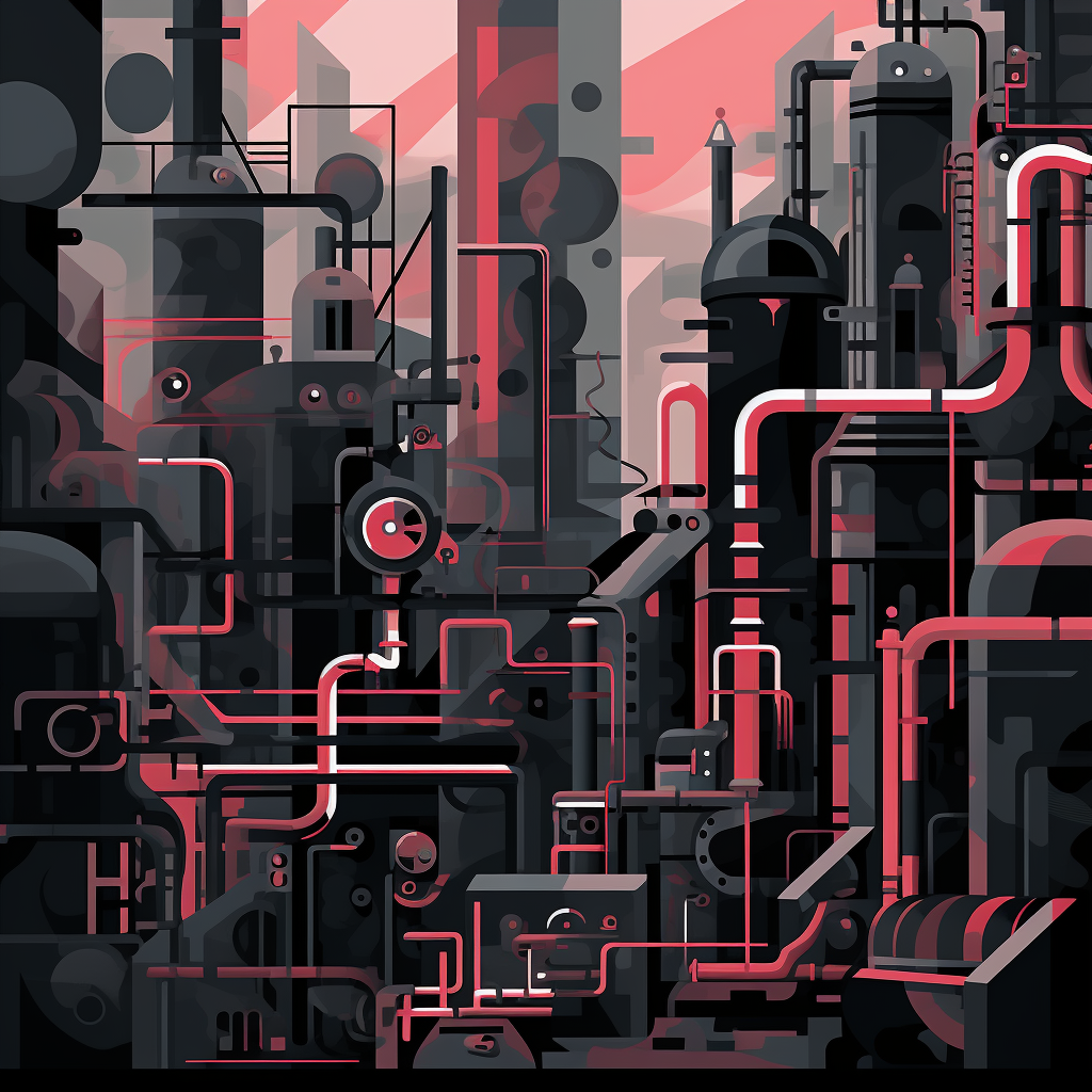 Industrial empire - Throw Pillow
