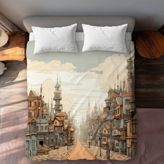 Doing well Beige Duvet Cover - Stylish Home Decor Essential