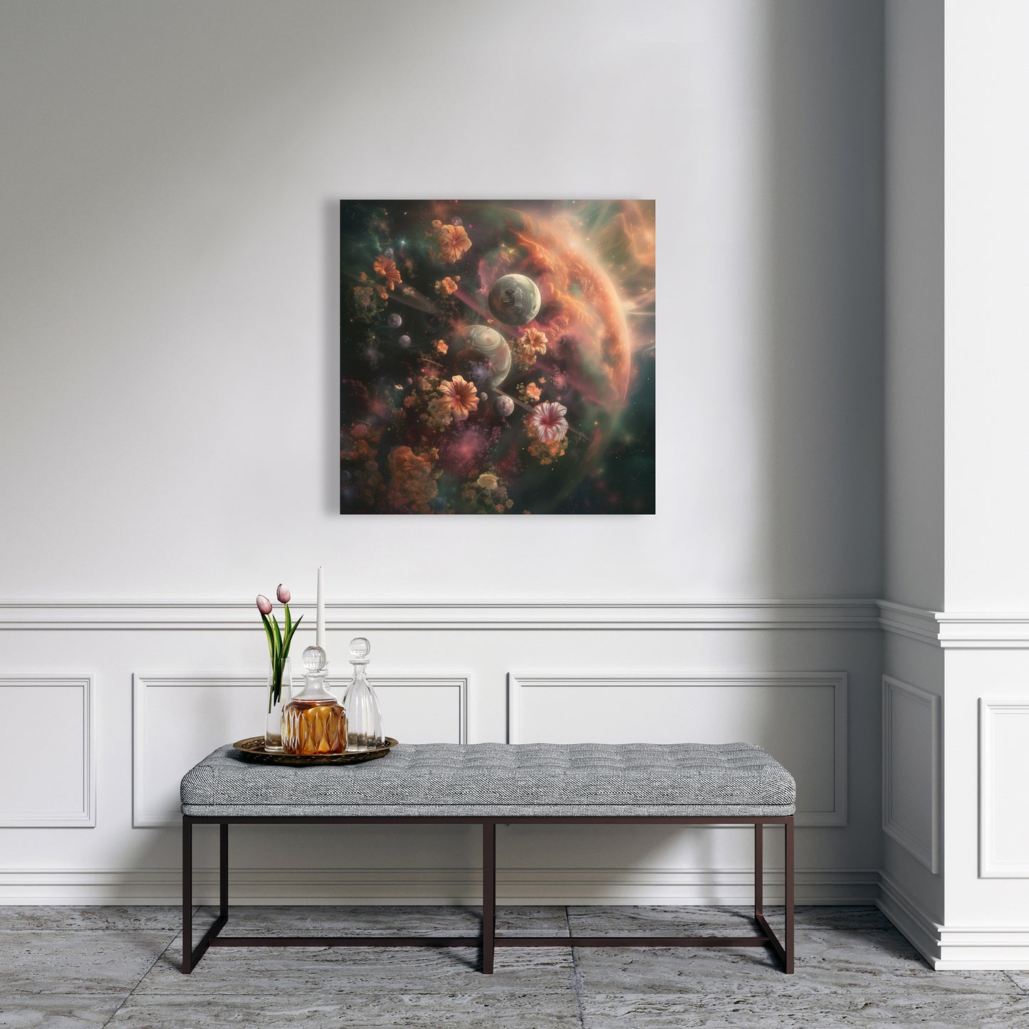 Capturing light - 32"x32" Canvas