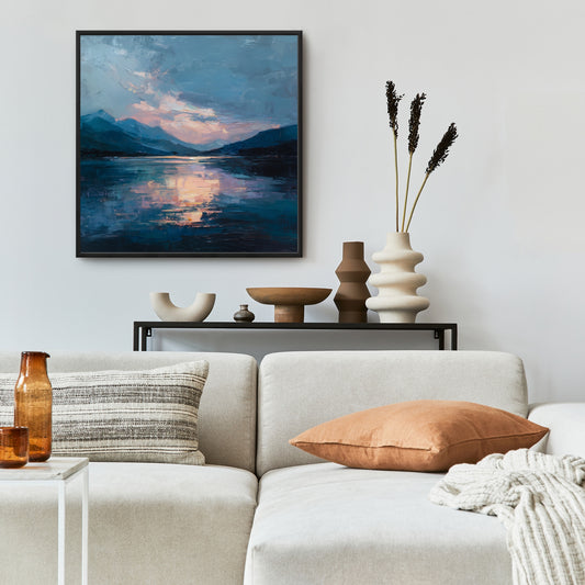 Reflect - 24"x24" Framed canvas