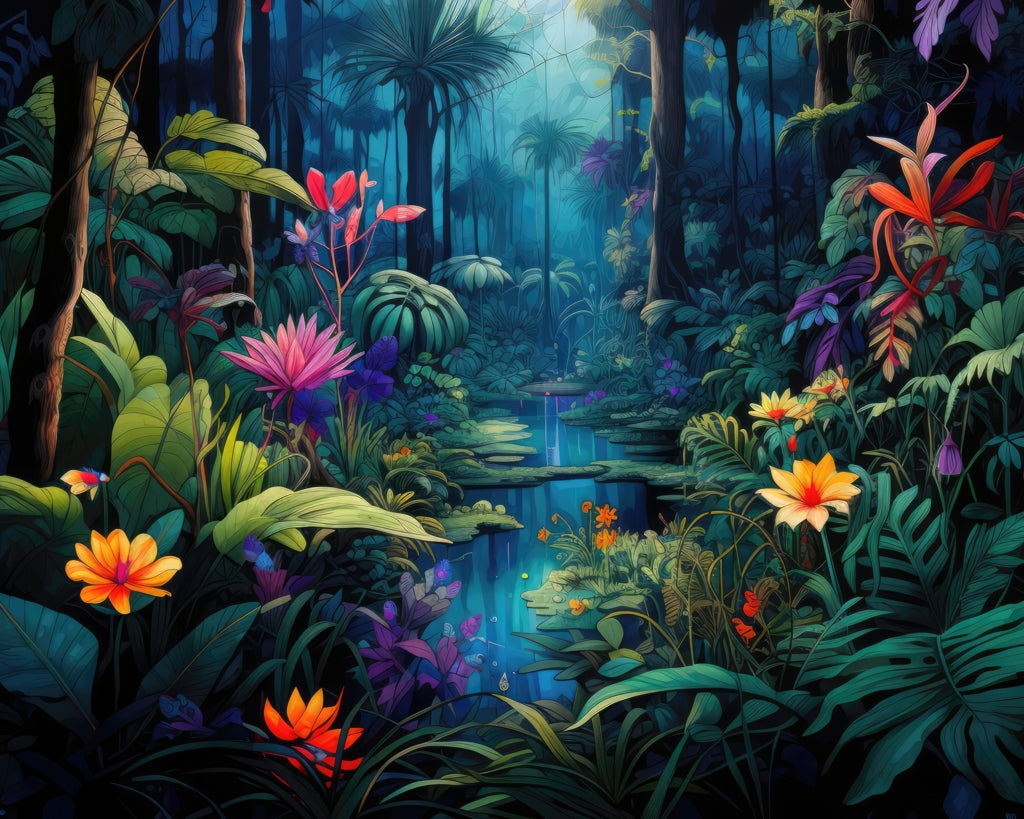 The beauty of nature - Green Polyester Placemat for Home Decor