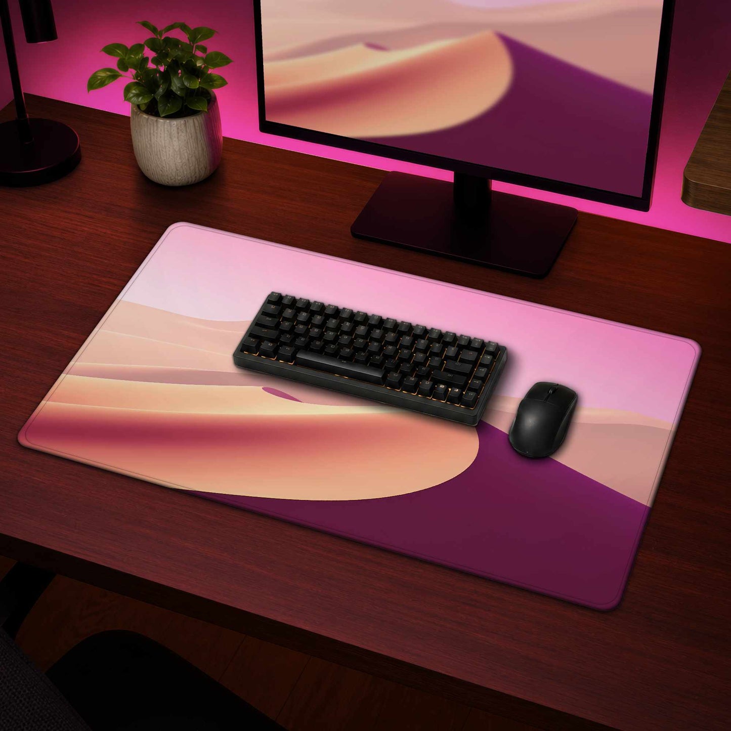 Tapis de bureau Calm Dunes - Décoration élégante pour votre espace de travail