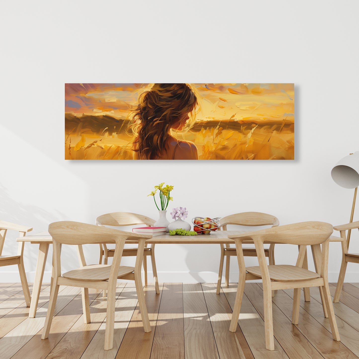 Warm field - 32"x32" Canvas