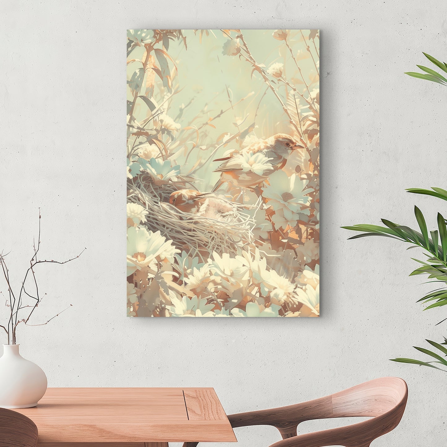 The nest - 32"x32" Canvas