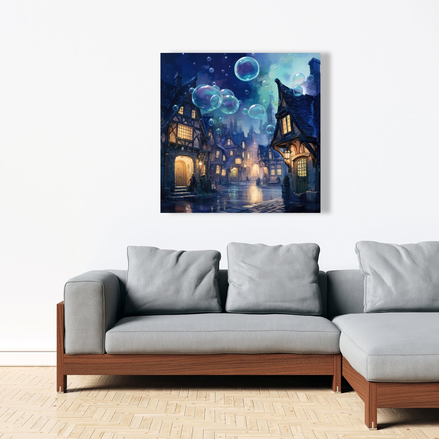 Floating through - 32"x32" Canvas