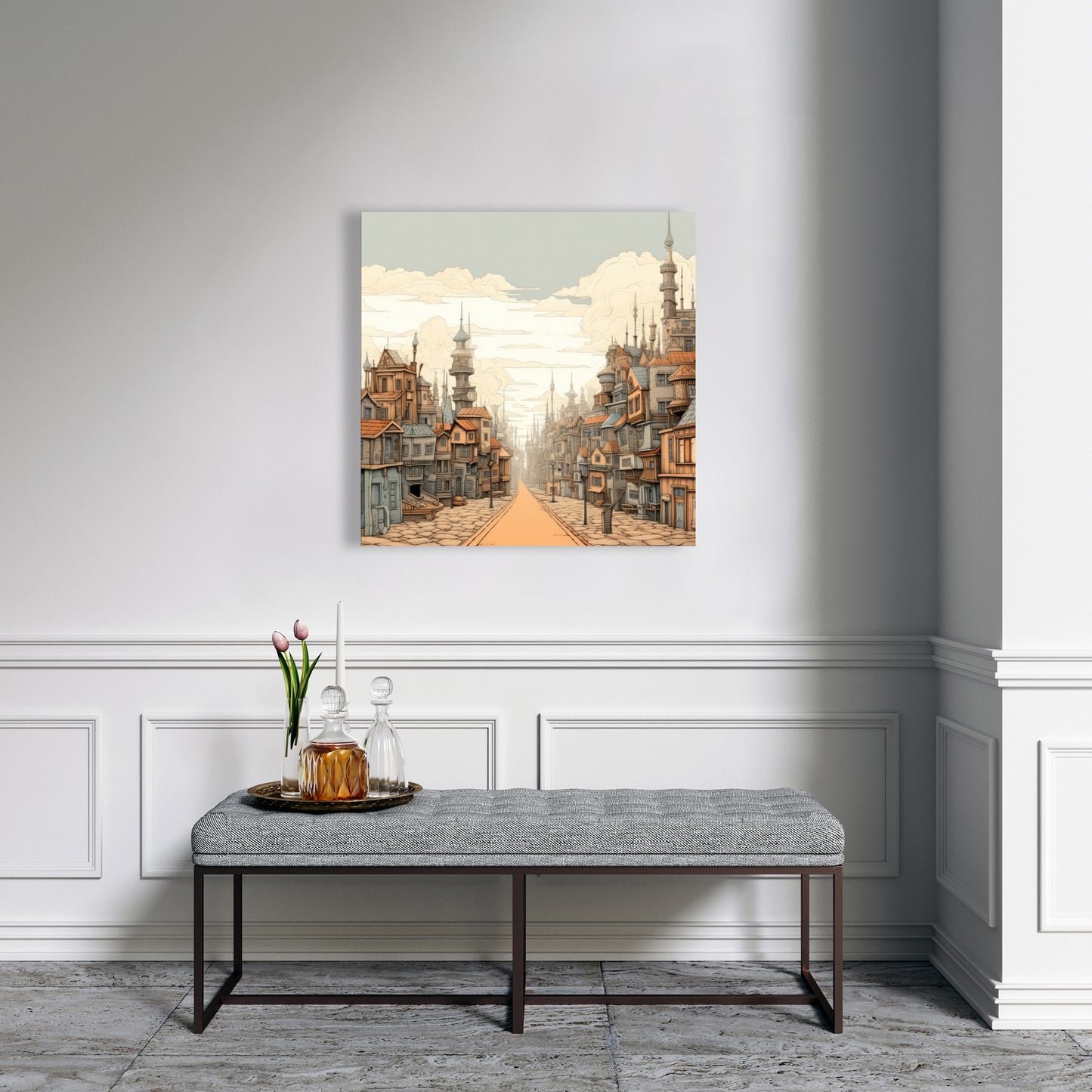 Doing well - Gray Canvas Art for Home Decor | Stylish Accent