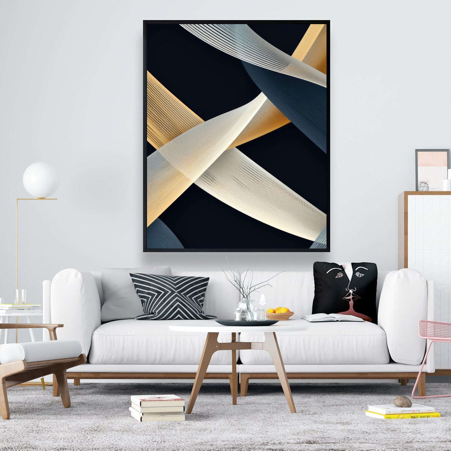 Ropes of destiny - 36"x36" Framed canvas