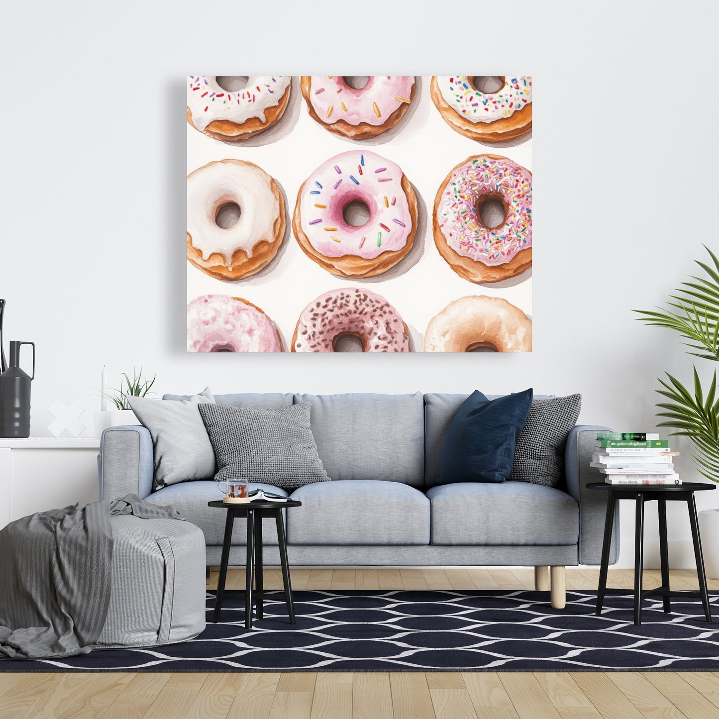 Donuts - 32"x32" Canvas