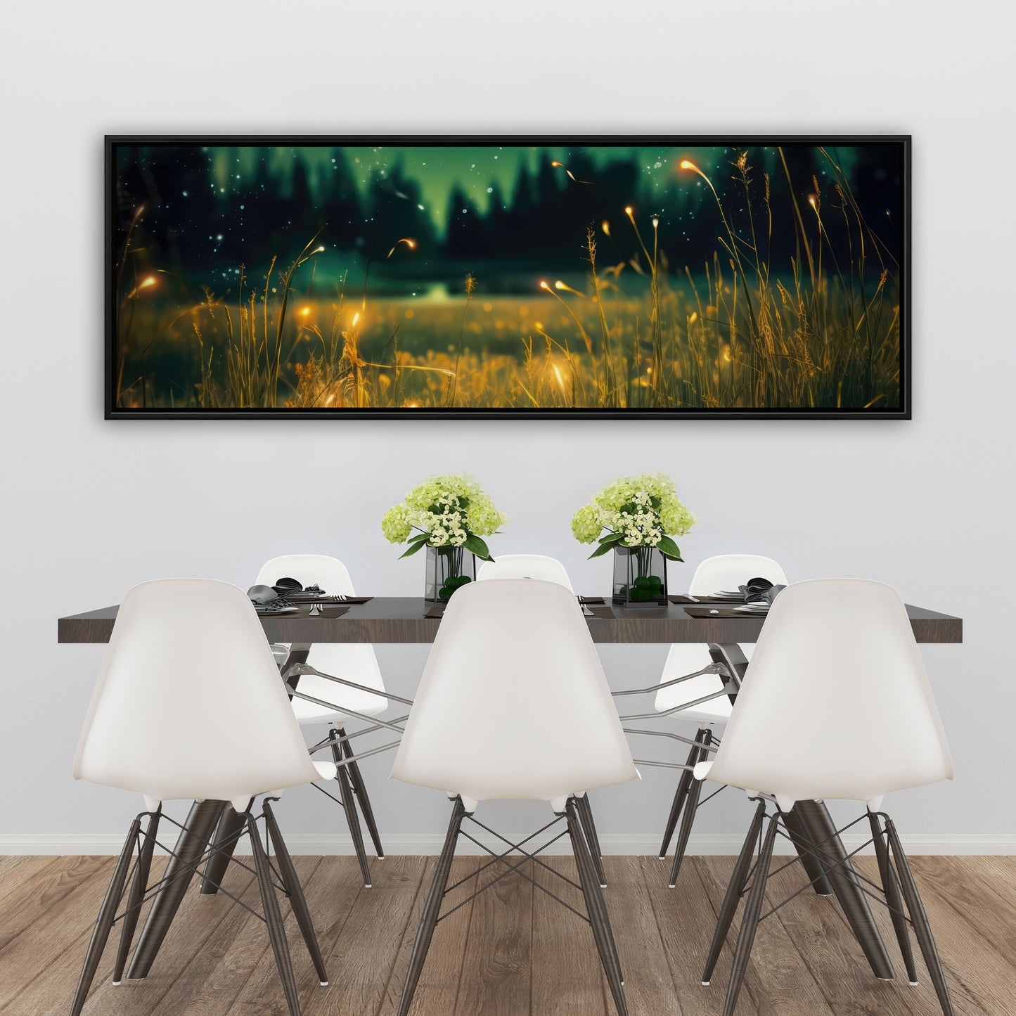 Light in the Dark - Black Framed Canvas Home Decor Art