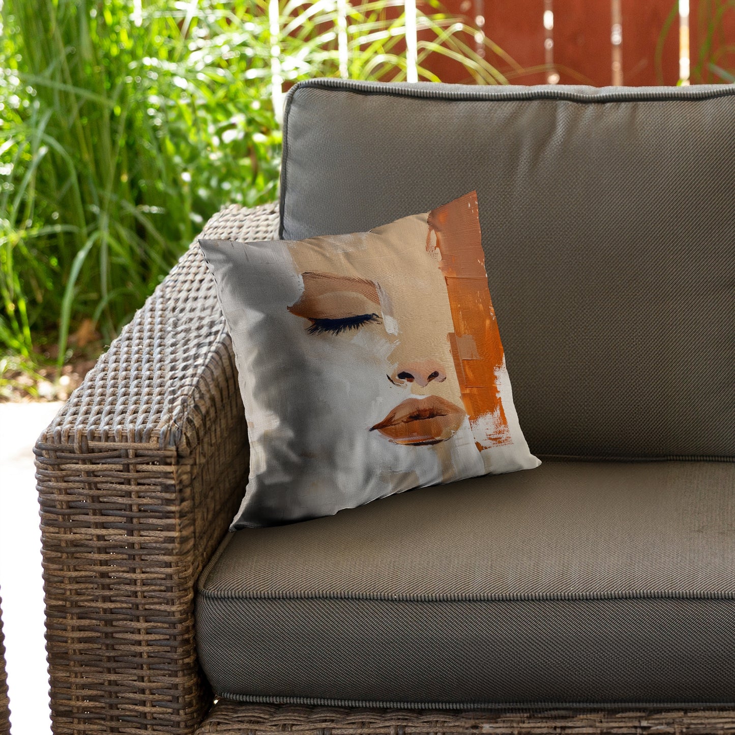 Half - Throw Pillow