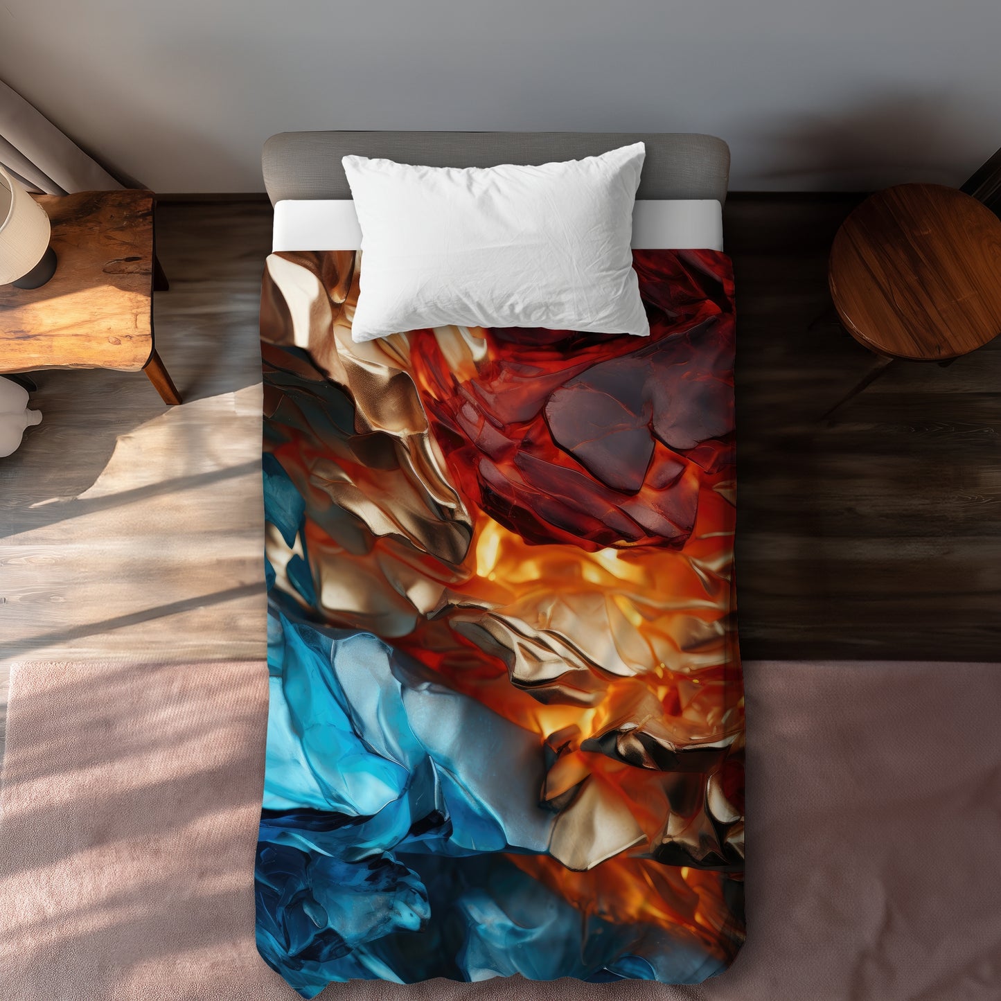 Mineral Contrast Yellow Duvet Cover | Stylish Home Decor