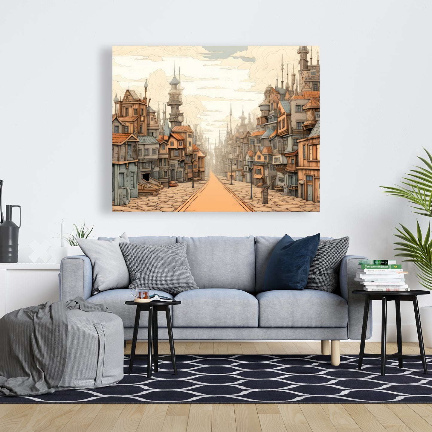 Doing well - Gray Canvas Art for Home Decor | Stylish Accent