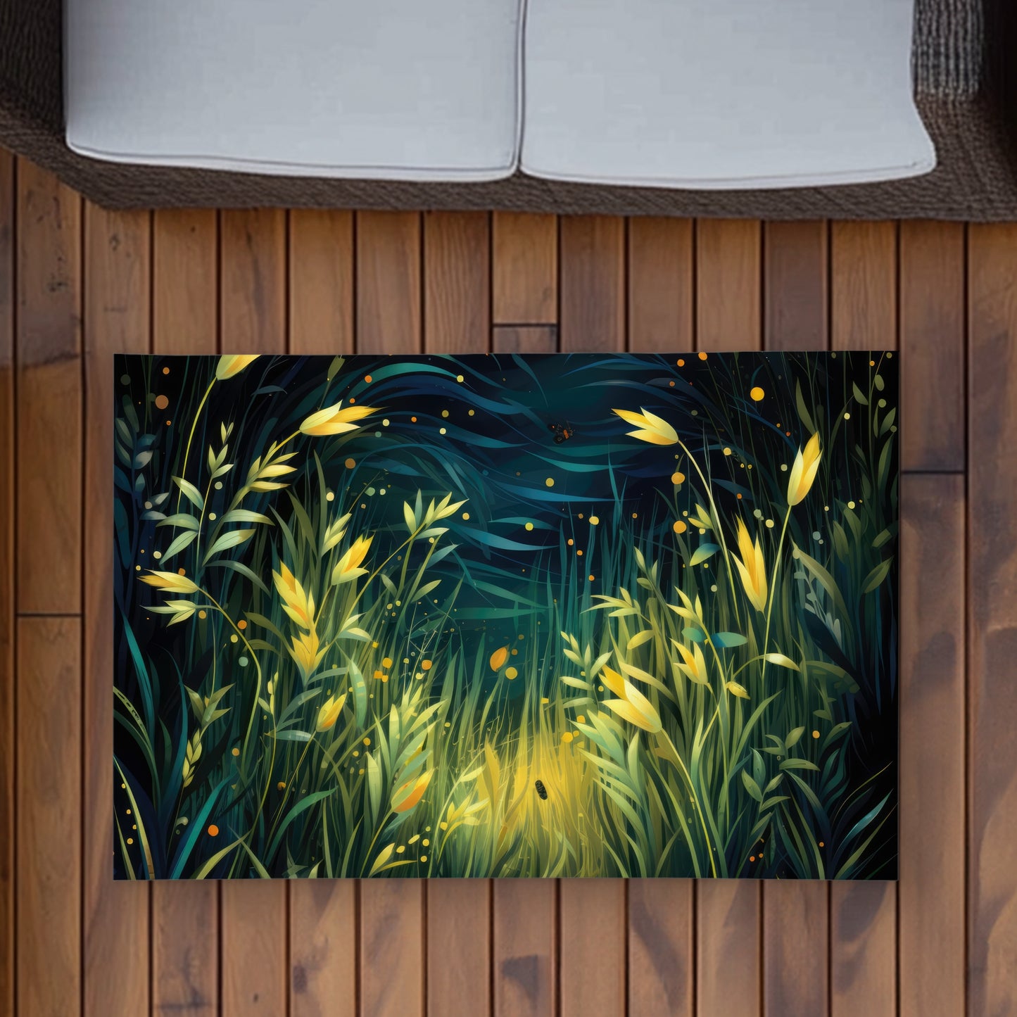 Lit Plains Green Outdoor Area Rug for Home Decor - Stylish & Durable