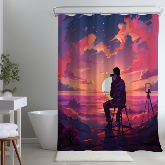 The observer - Shower Curtain