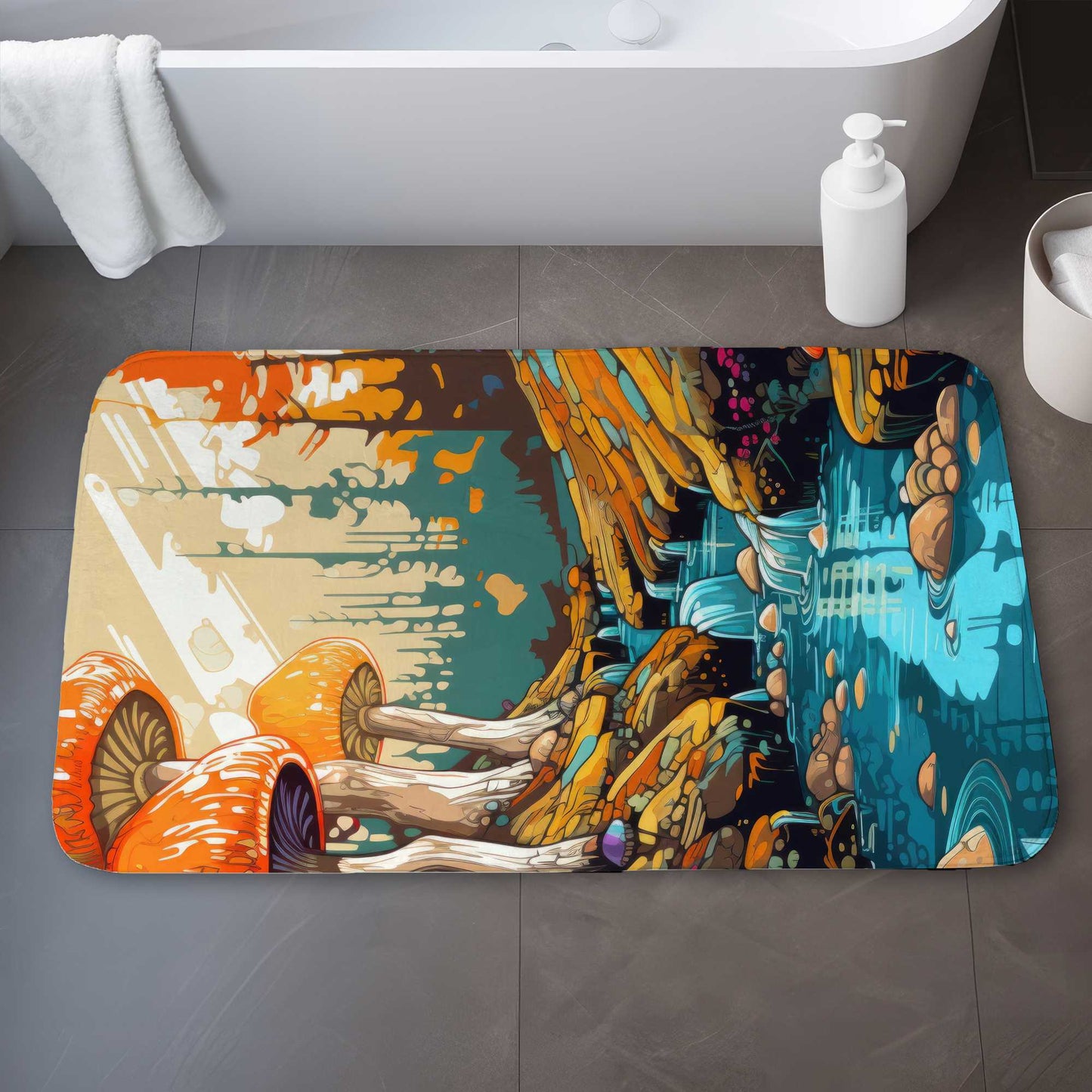 Tapis de bain Wisdom Inbound | Tapis décoratif élégant
