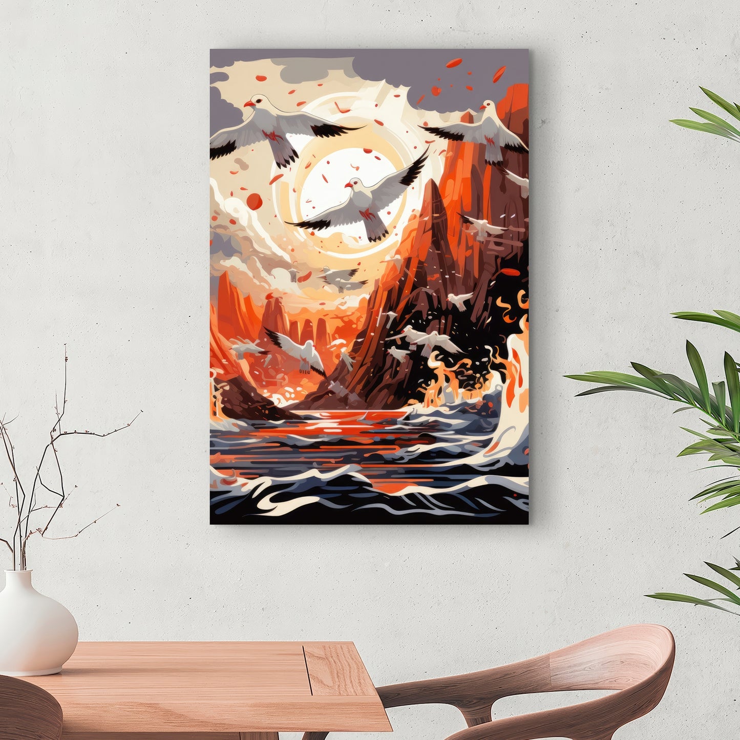 The escape - 32"x32" Canvas
