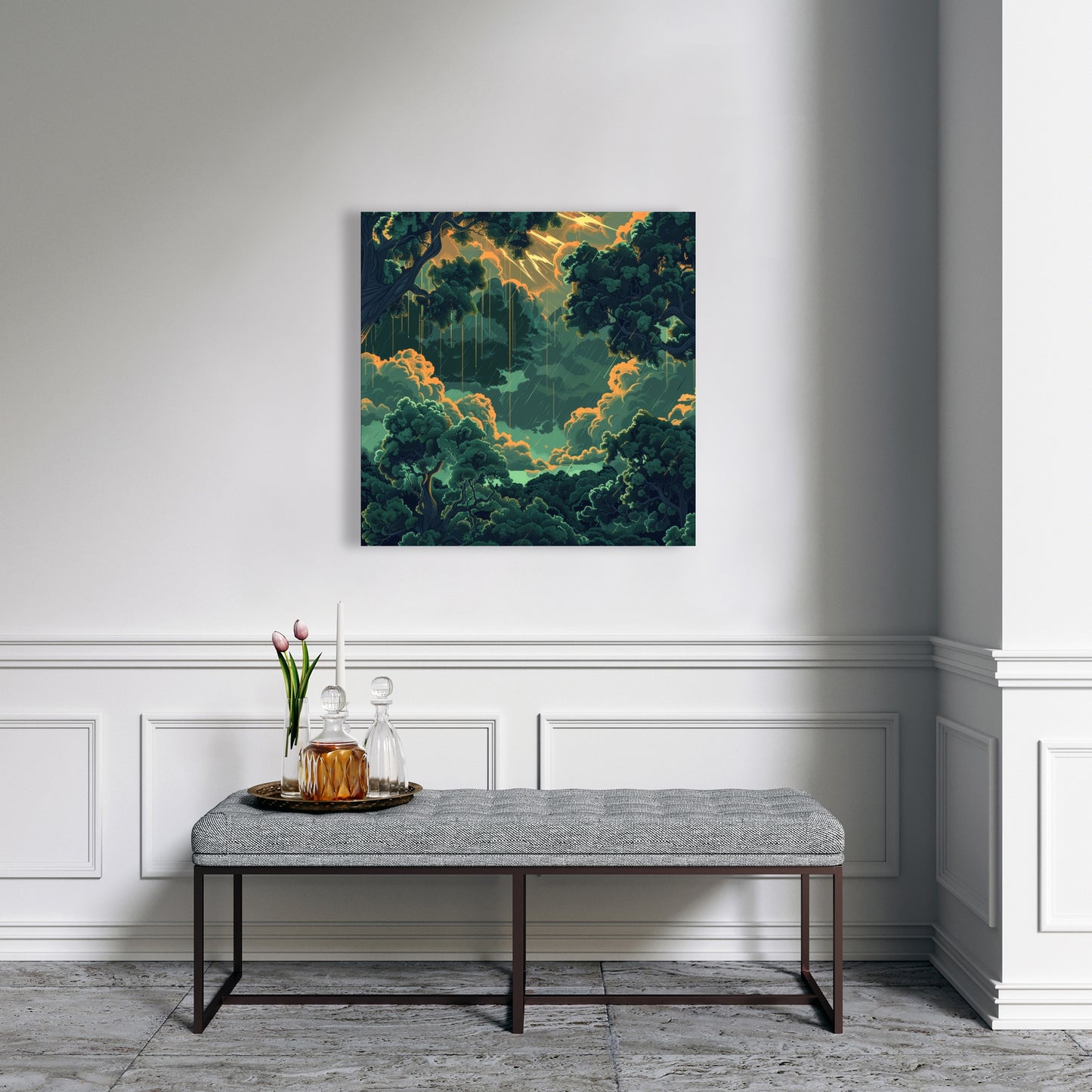 Drops - 32"x32" Canvas