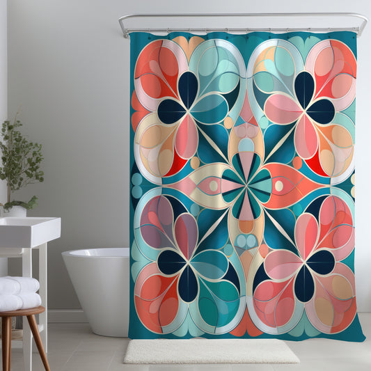 Mandala - Rideau de douche