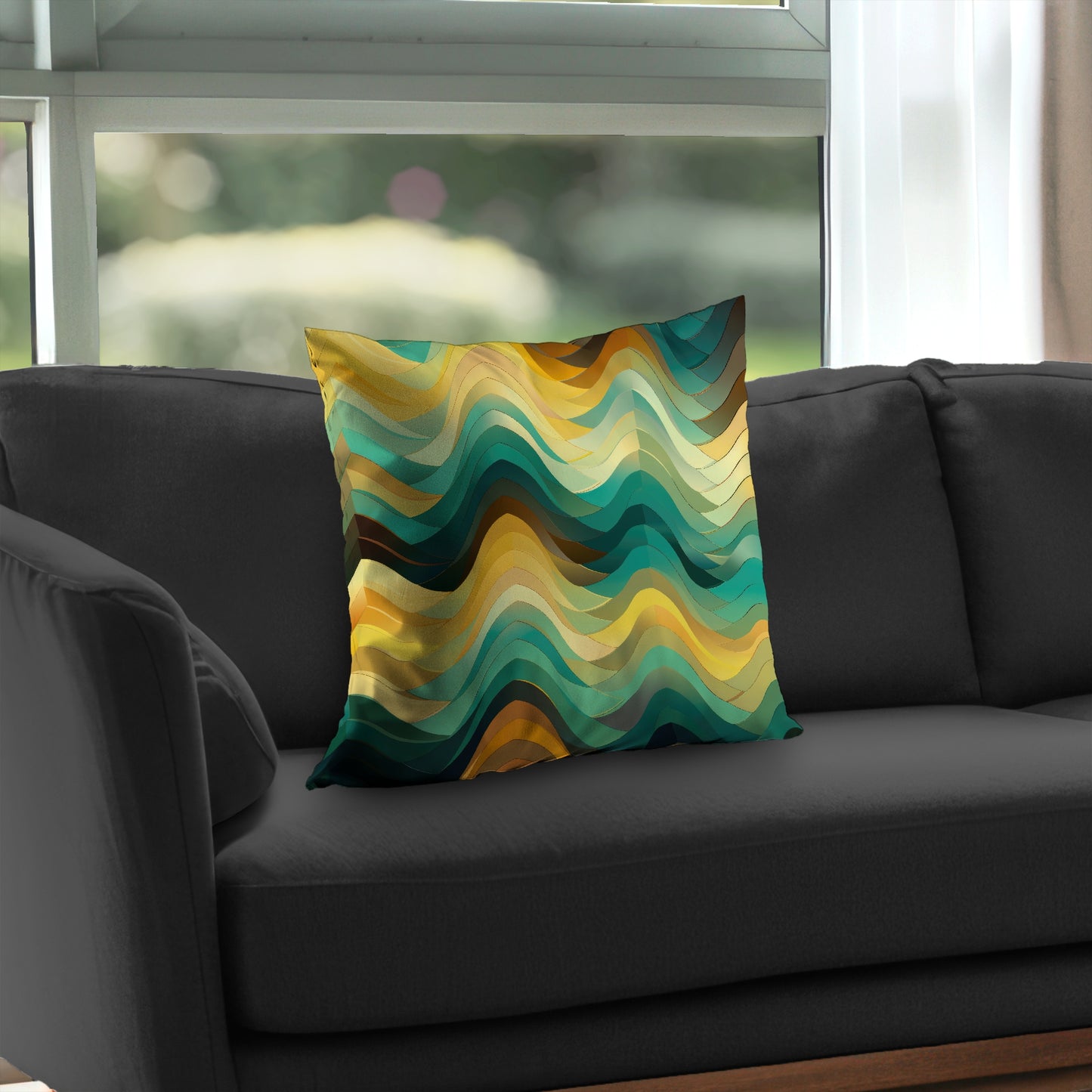 Jagged luxury - Throw Pillow