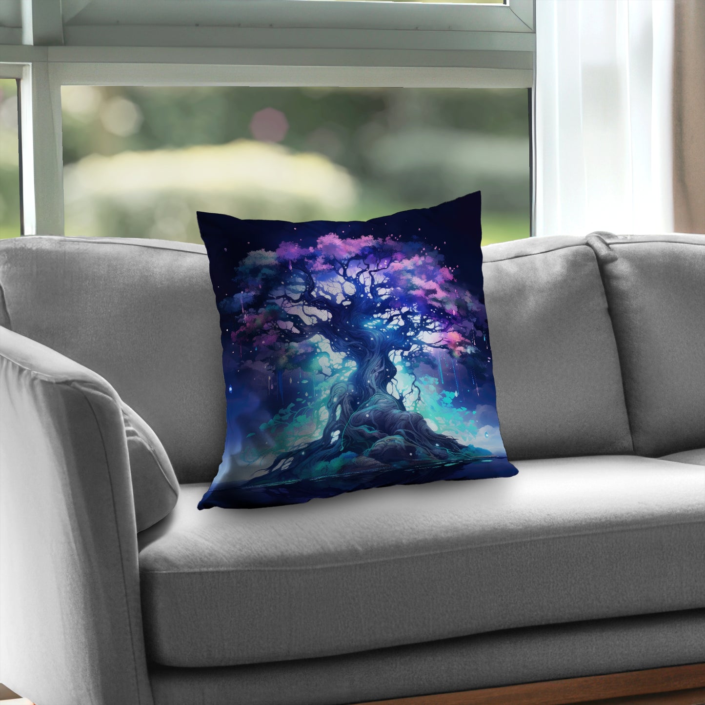 Make a Wish White Poly Twill Throw Pillow - Home Decor Insert