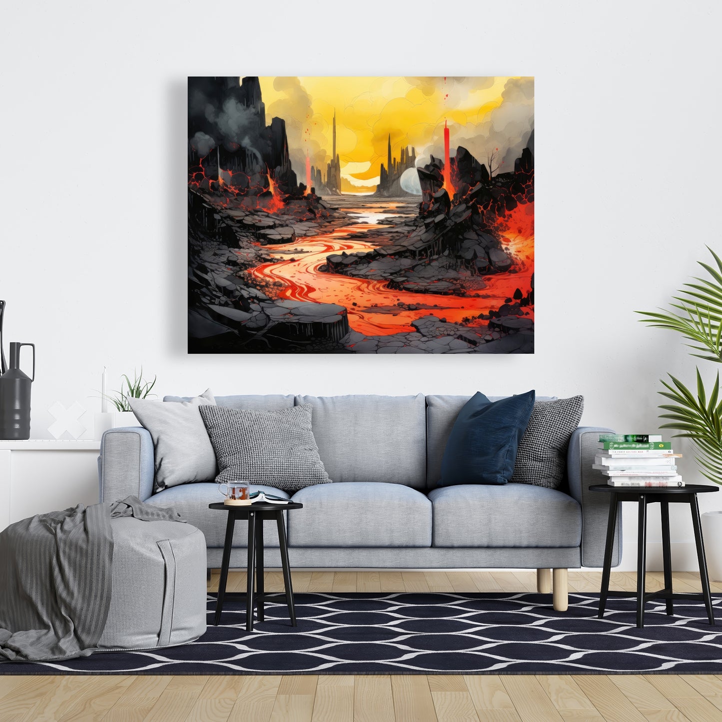 Charred - 32"x32" Canvas