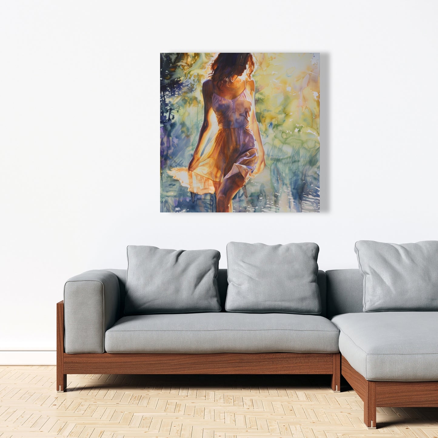 Out of the water - 32"x32" Canvas