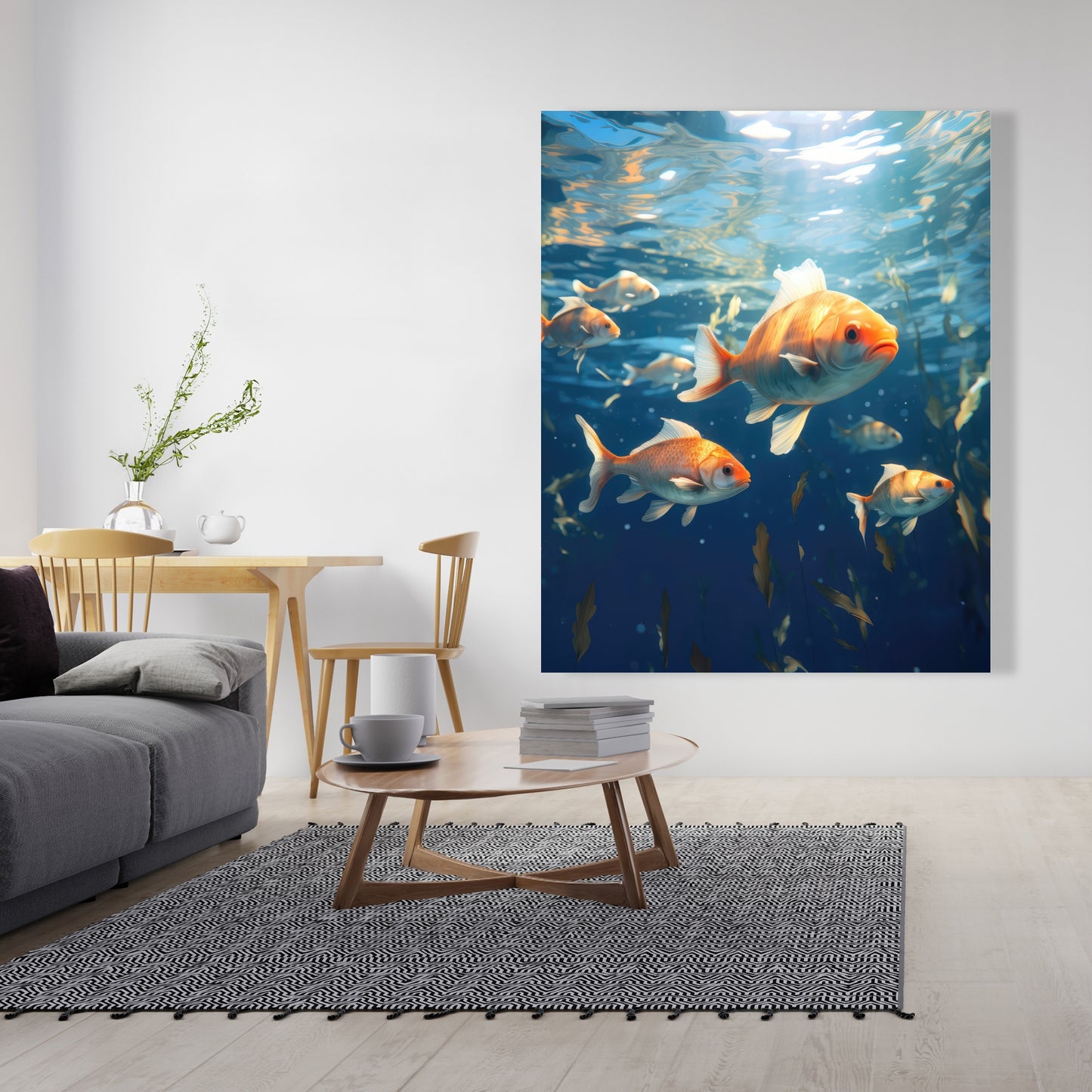 Free flow - 32"x32" Canvas