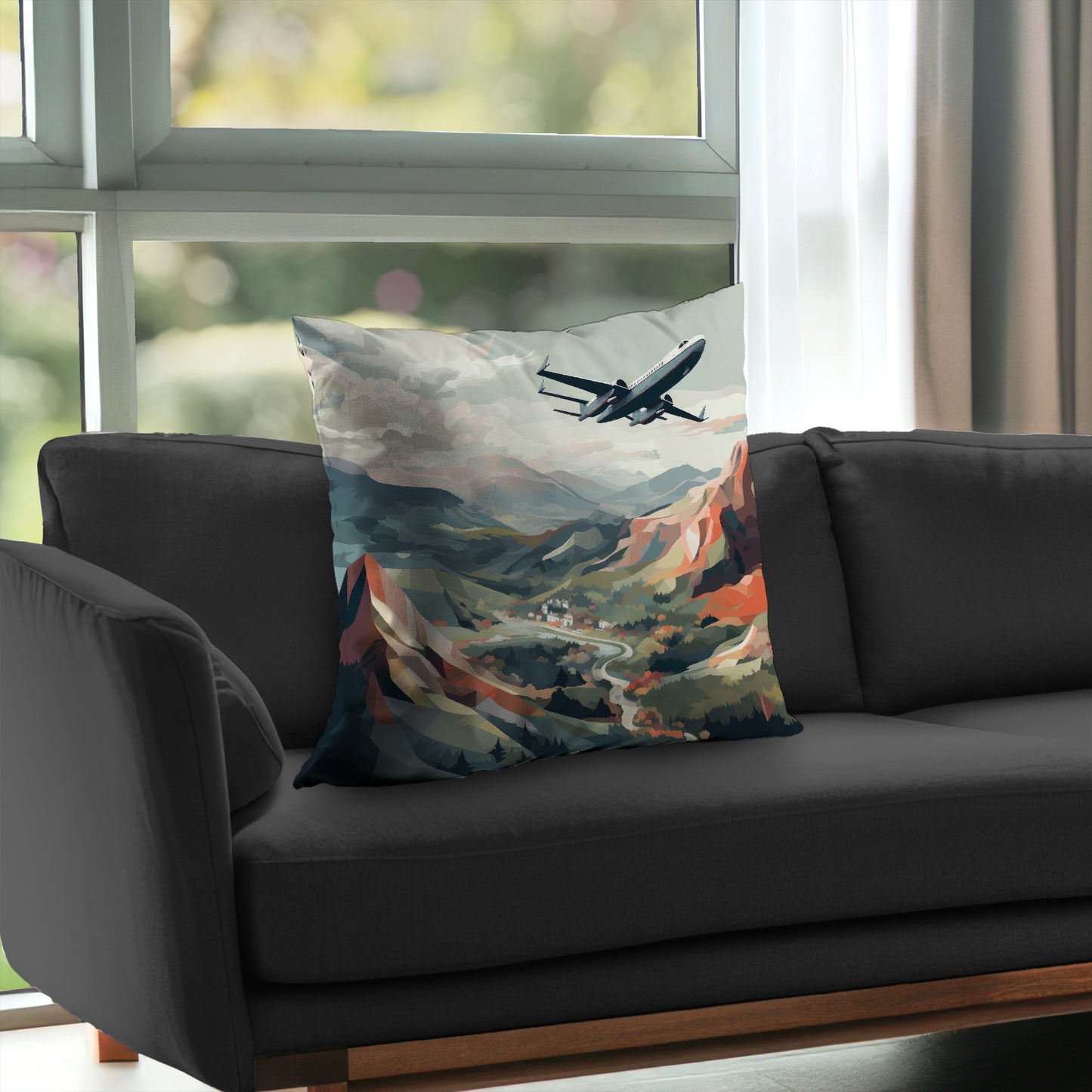 Shallow flight - Throw Pillow