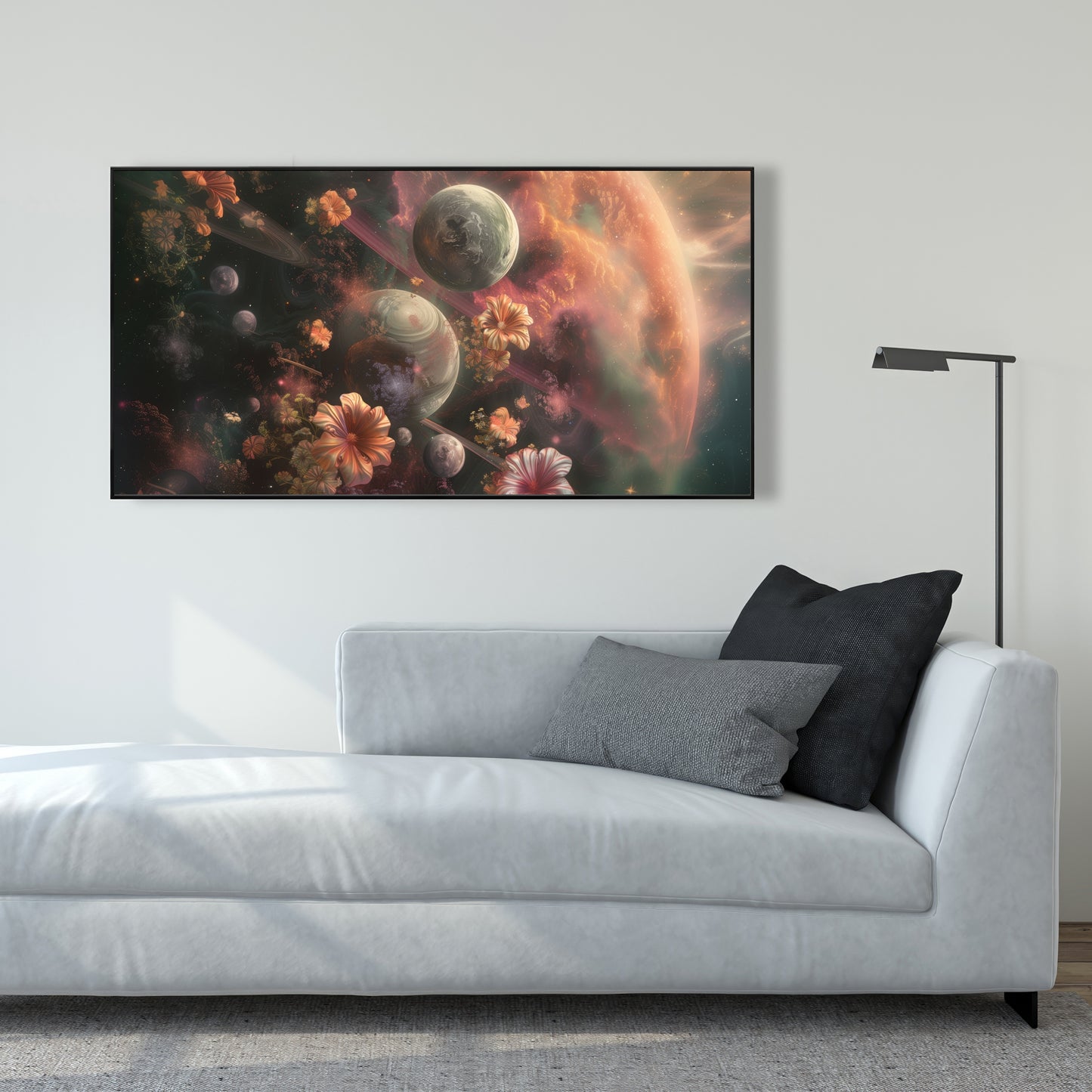 Capturing light - 36"x36" Framed canvas
