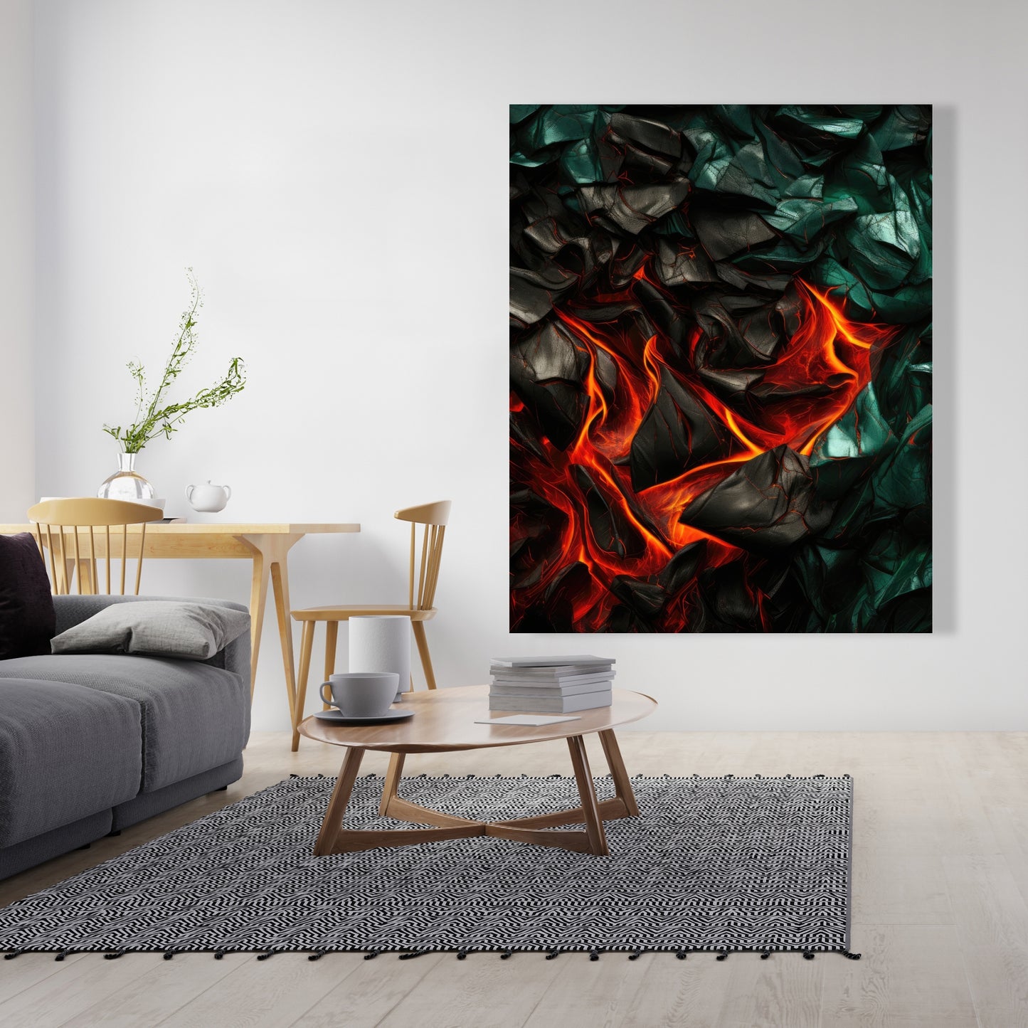 Imminent rupture - 32"x32" Canvas