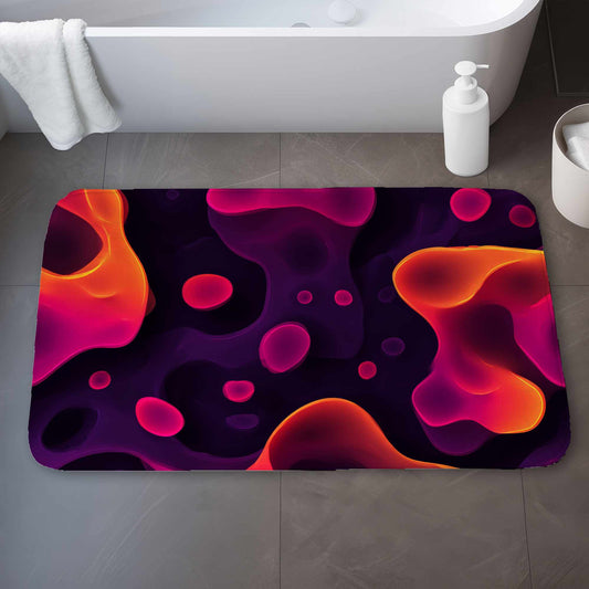 Luminous Flow Veins Bath Mat | Stylish Home Decor Rug
