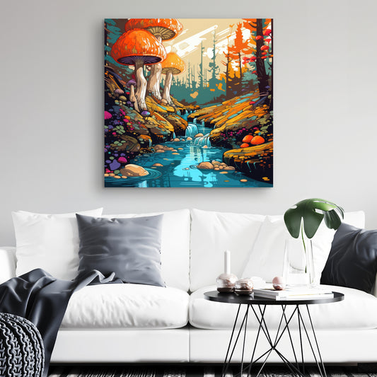 Wisdom inbound - 32"x32" Canvas