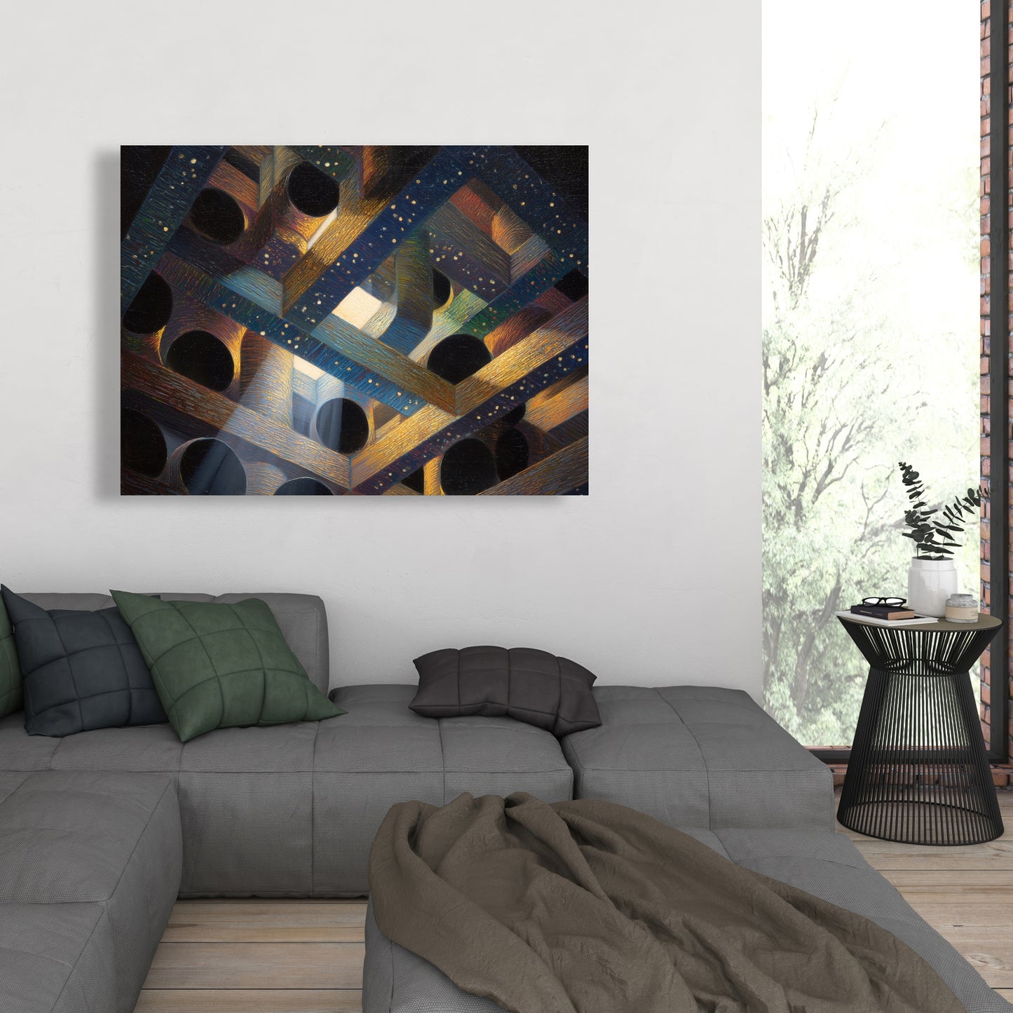 Pipe dream - 24"x24" Canvas