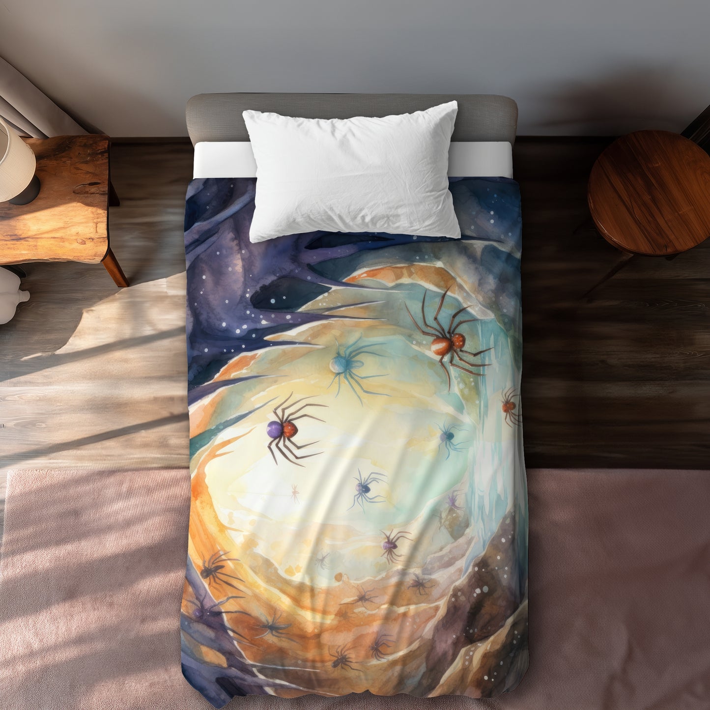 Dire White Duvet Cover - Elegant Home Decor Accent