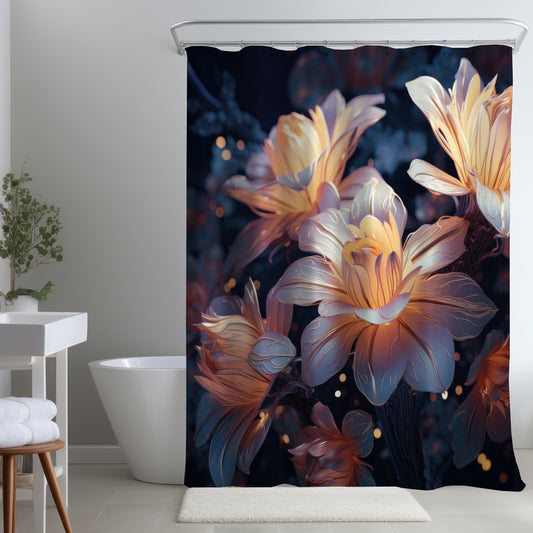 Fleurs de fée - Rideau de douche