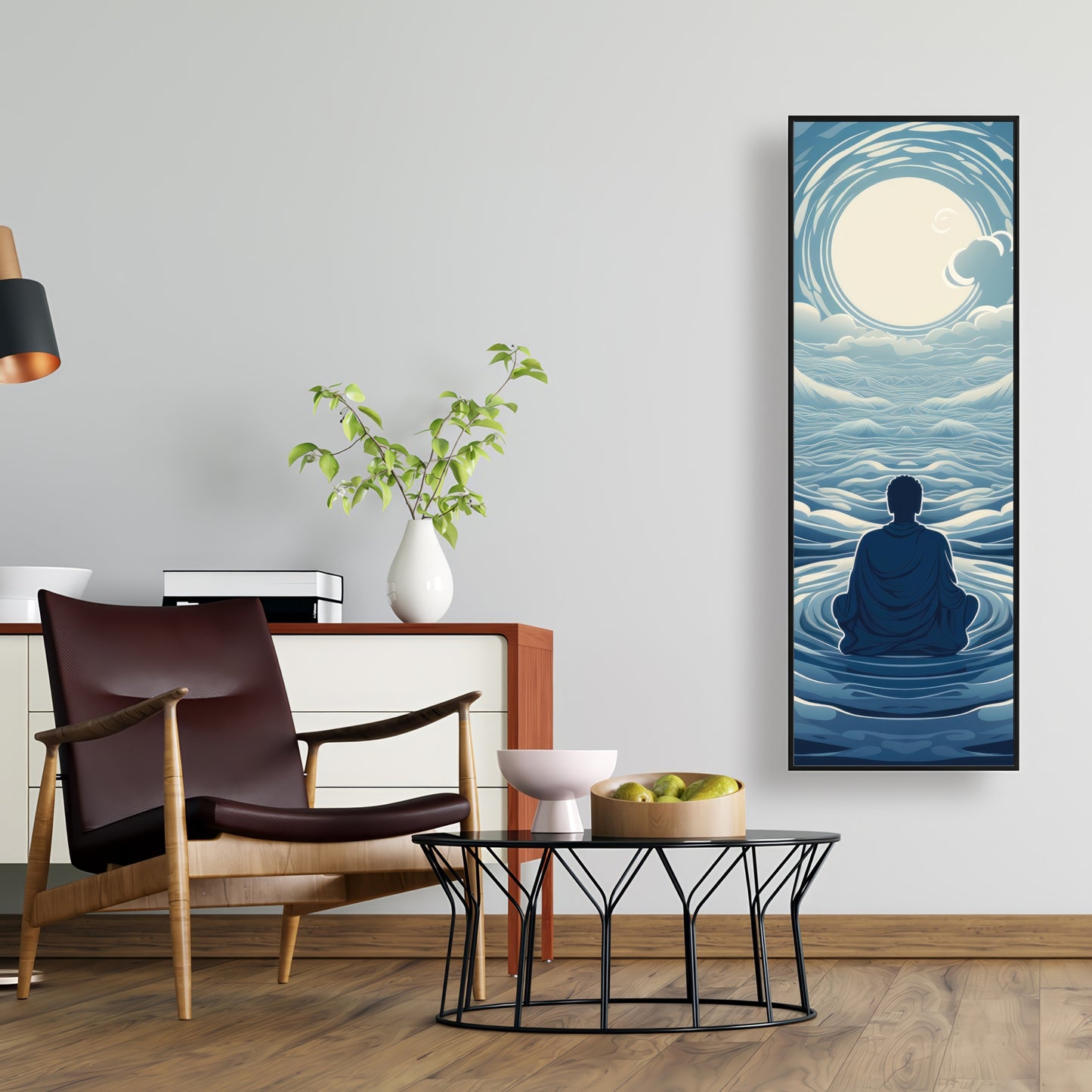 Infinite wisdom - 36"x36" Framed canvas