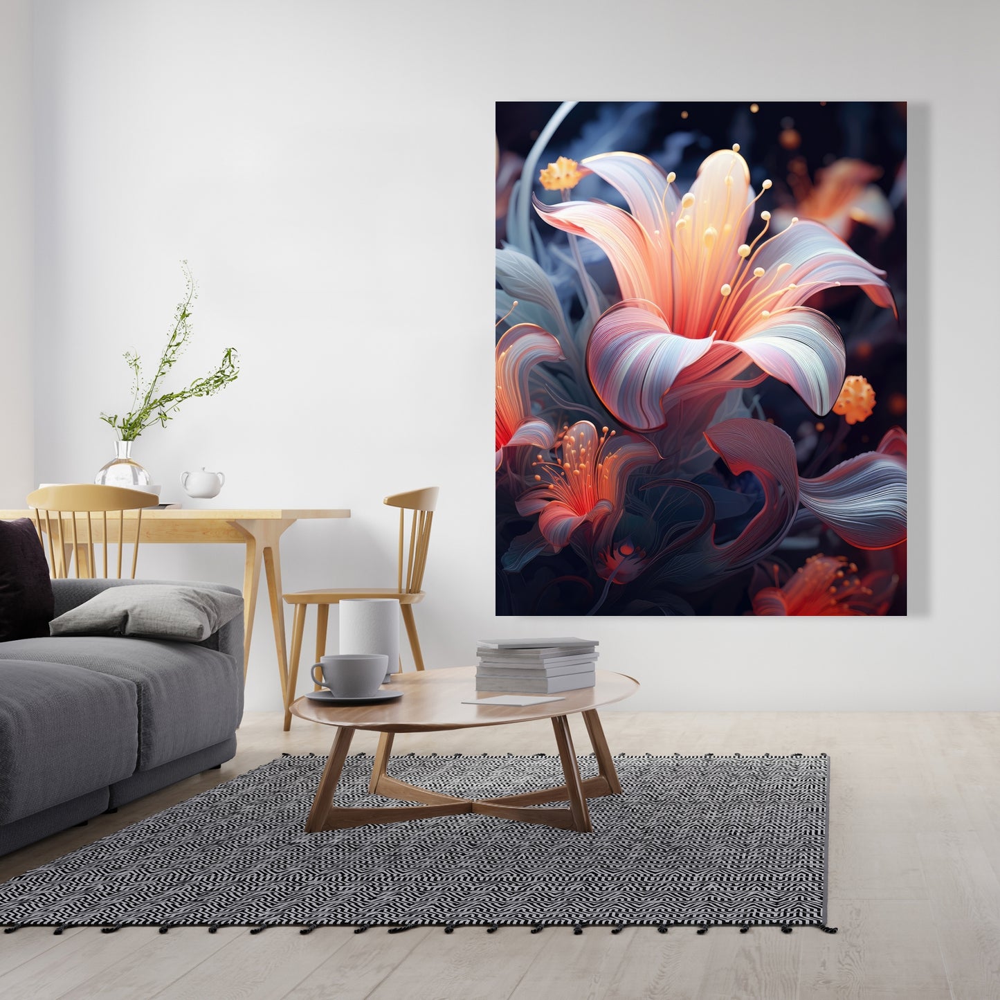 Astral bloom - 32"x32" Canvas