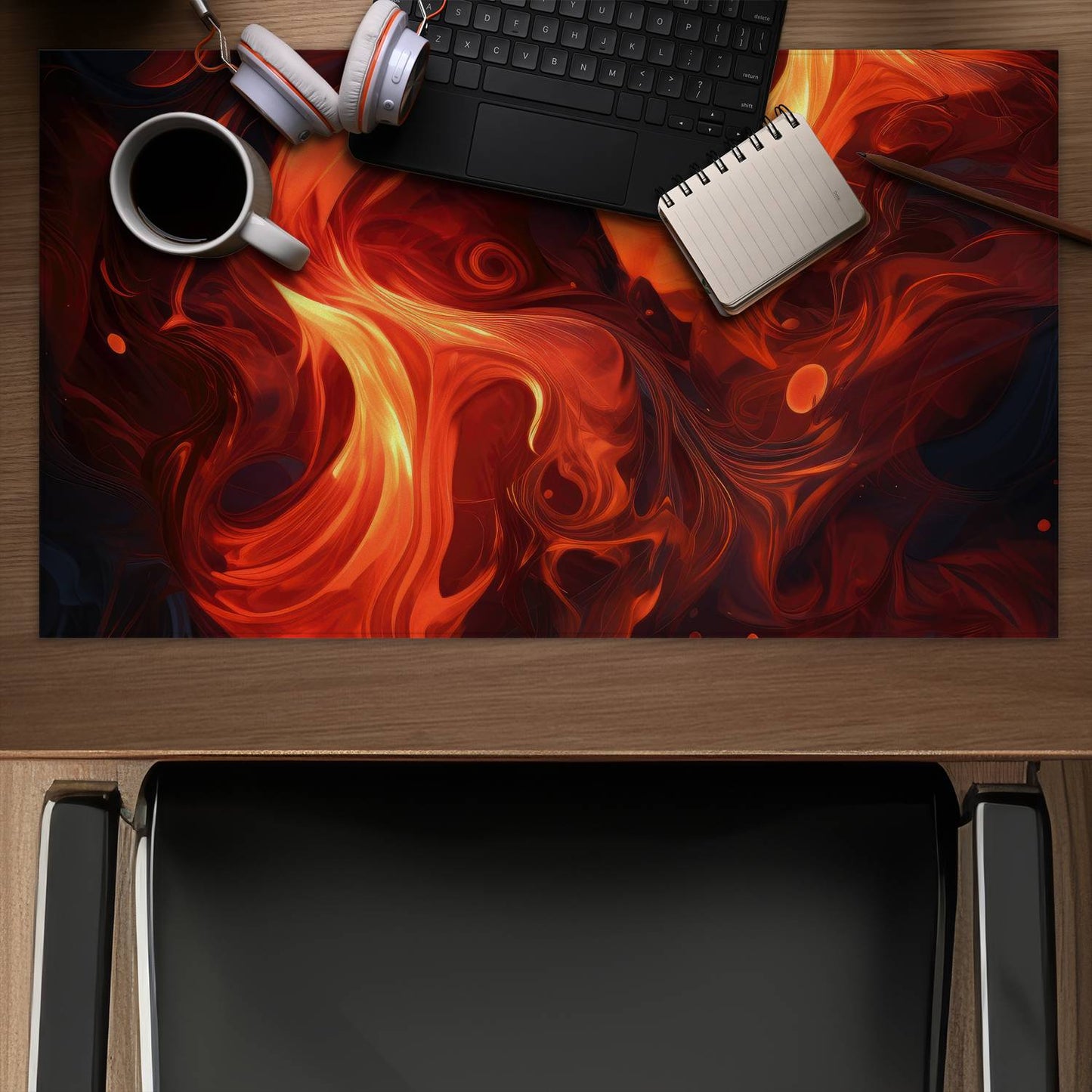 Fires of heck - Desk Mat