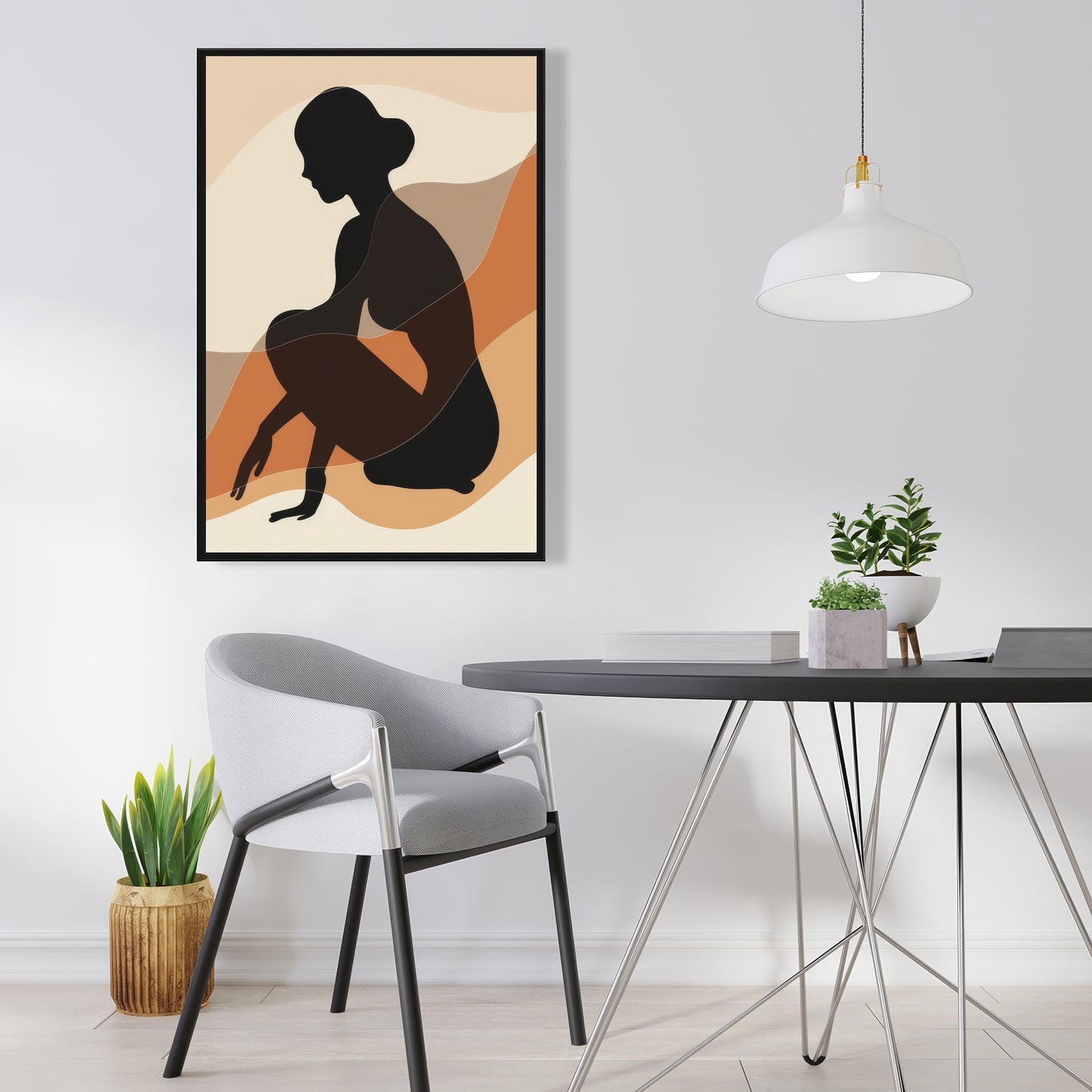Mindfulness - 36"x36" Framed canvas