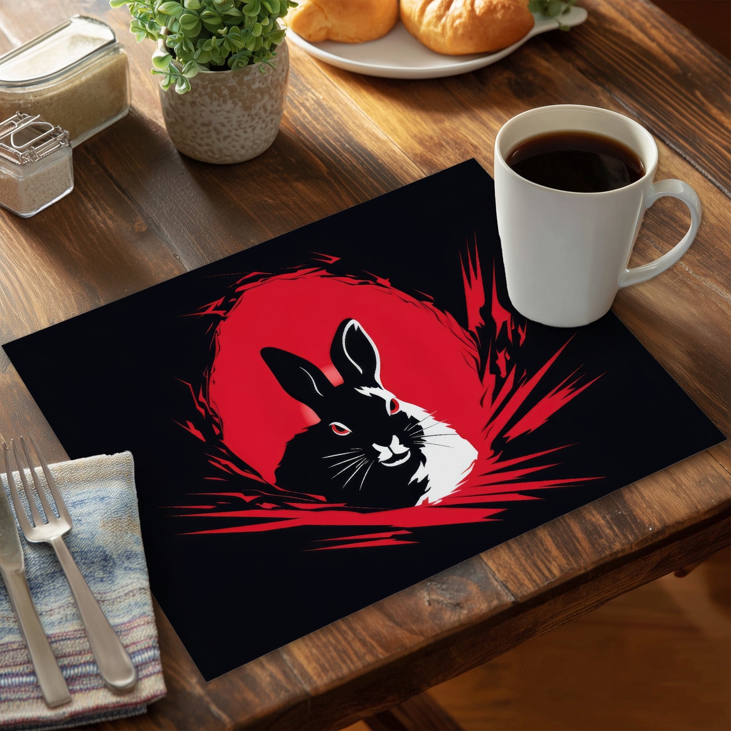 Bad intentions - White Polyester Placemat for Home Decor