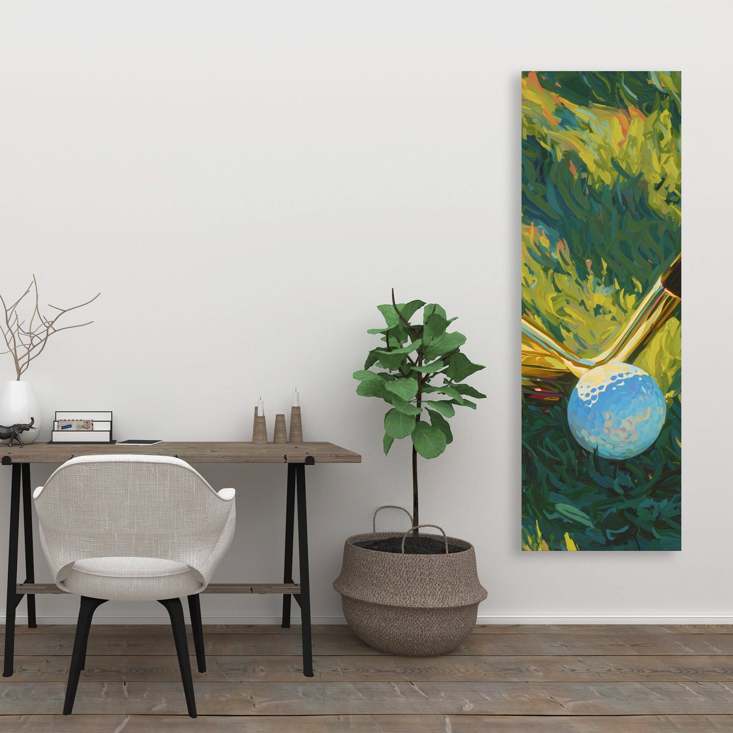 Golden club - 32"x32" Canvas