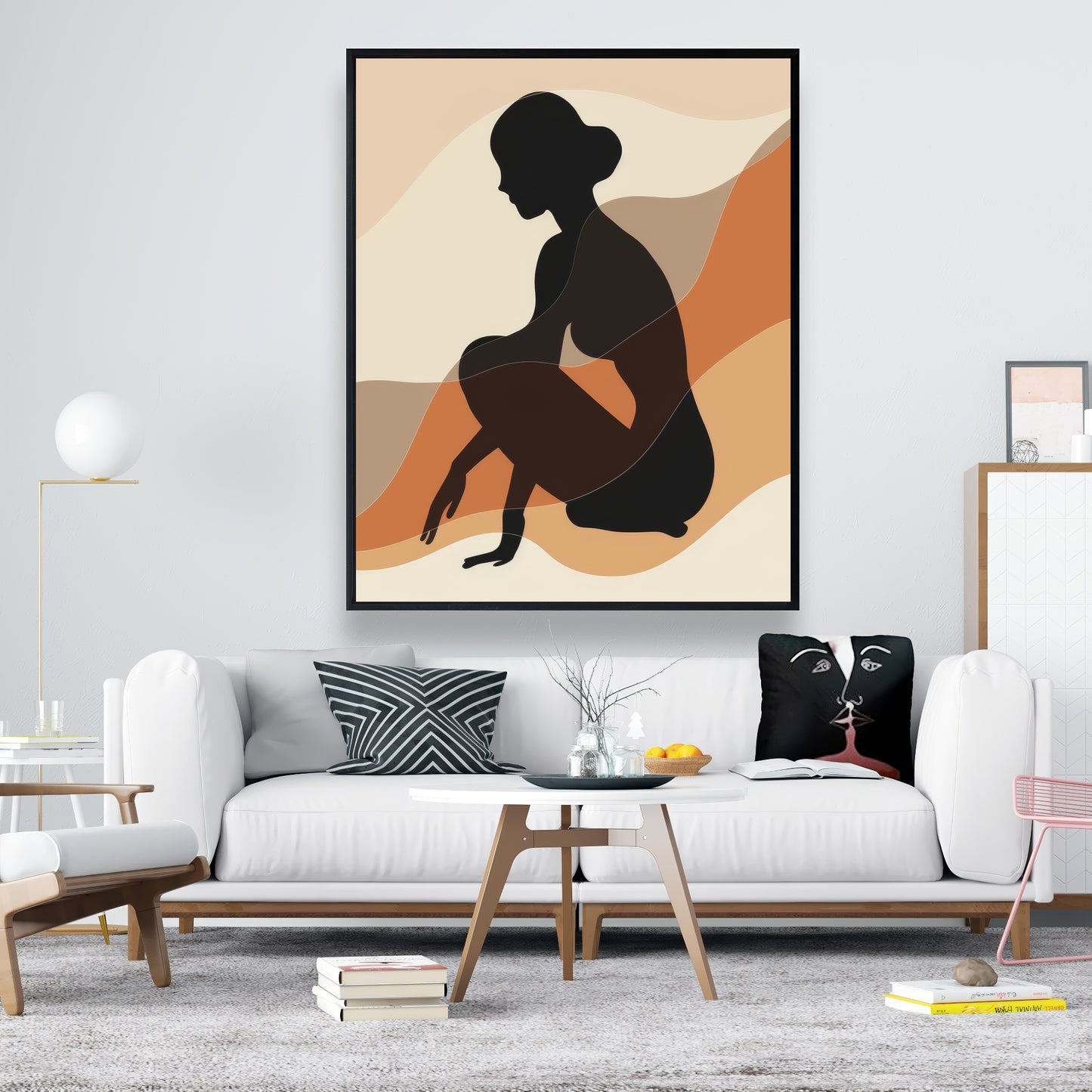 Mindfulness - 36"x36" Framed canvas