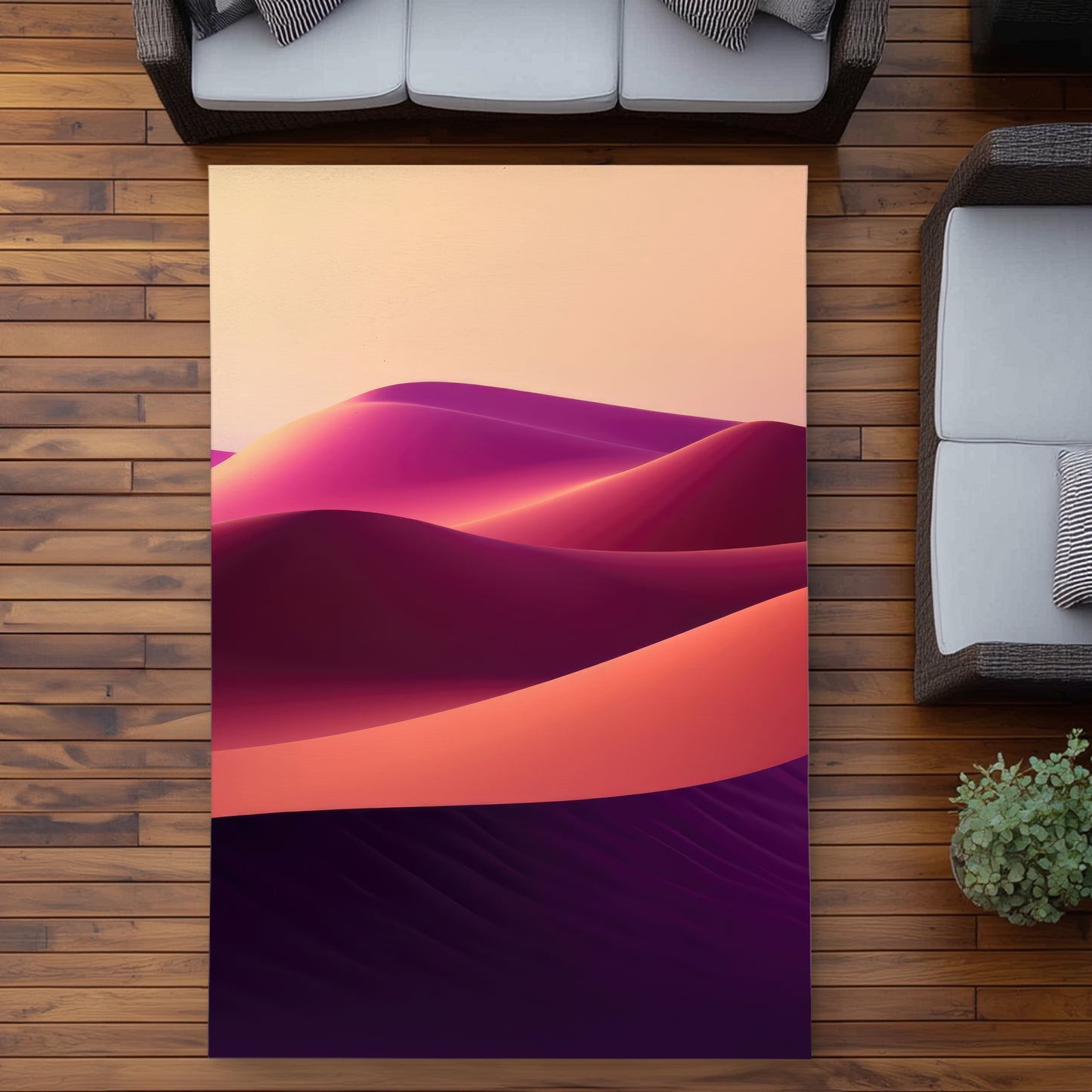 Deep Dunes Pink Outdoor Area Rug for Home Decor | Stylish Design