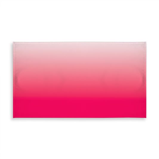 Delicate Magenta Gradient Tablecloth | Pink Indoor Outdoor Decor