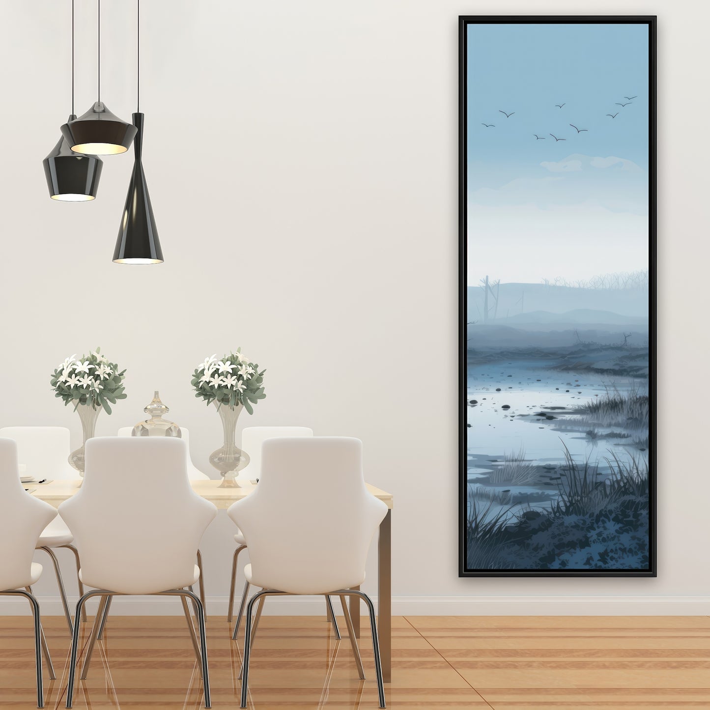 Swampy lands - 36"x36" Framed canvas