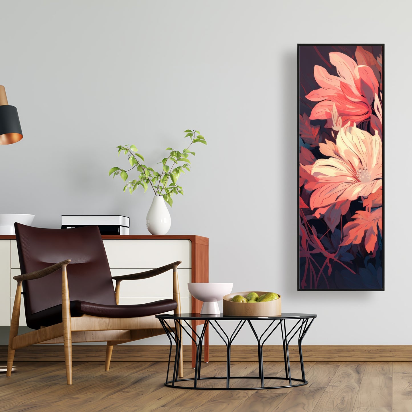 Silent charm - 36"x36" Framed canvas